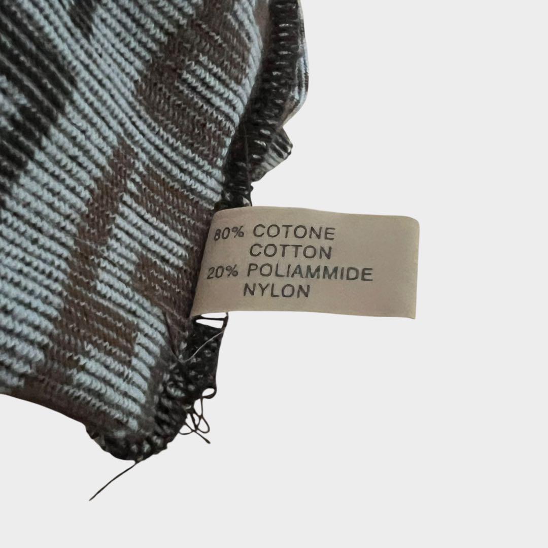 美品 フェンディ ワンピース ズッカ柄 コットン ブラウン 42