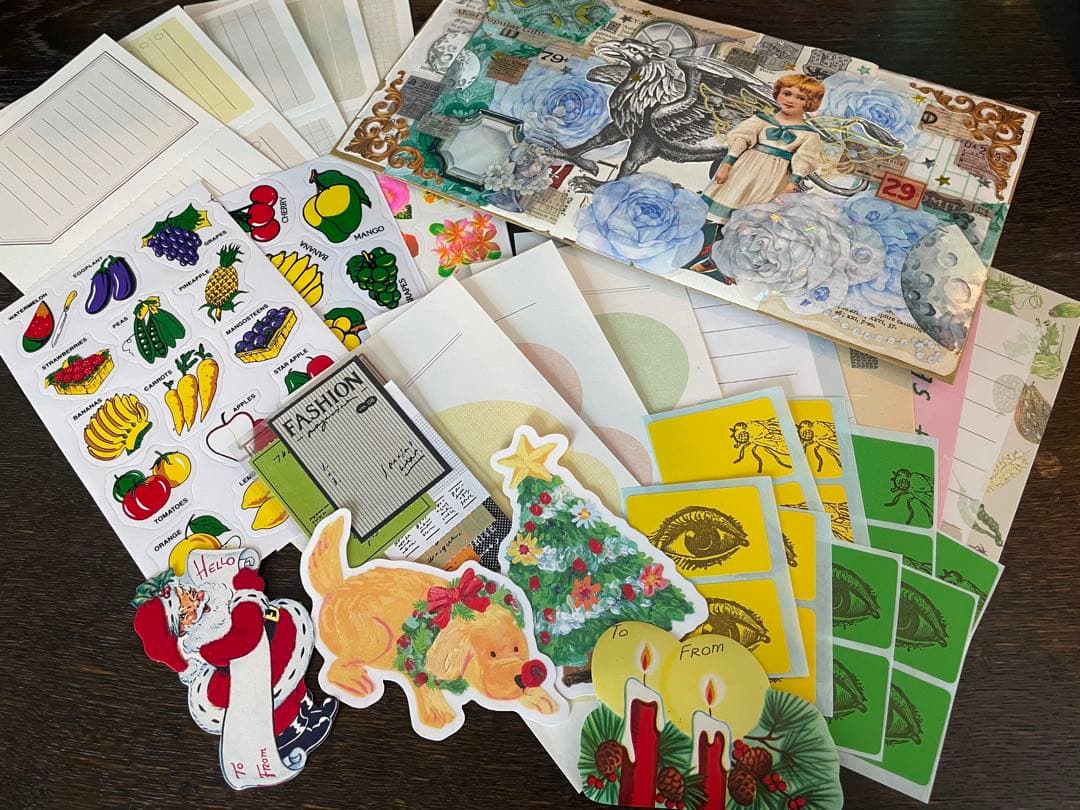 B)聖なるおすそ分けファイル　コラージュ素材　レース