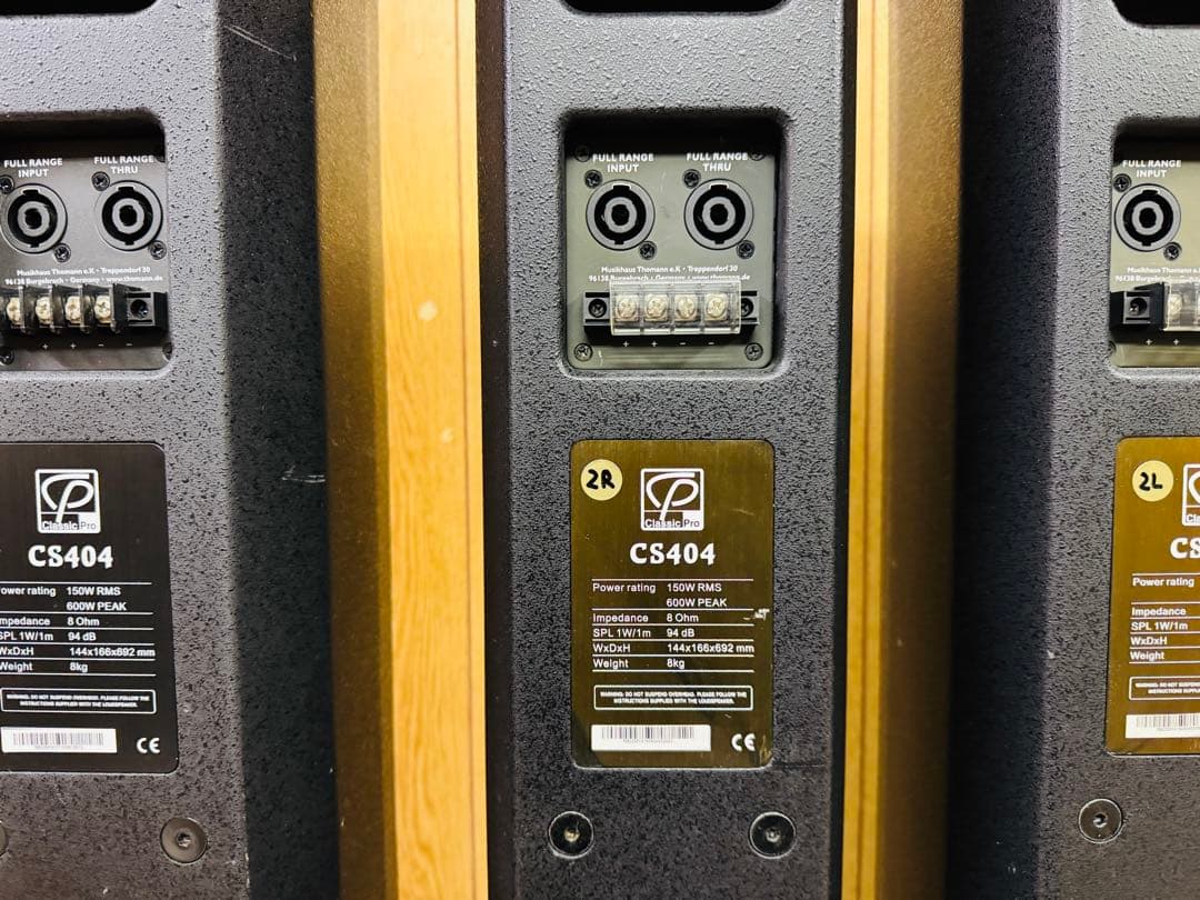 CLASSIC PRO PAスピーカー CS404 ペア クラシックプロ 4本