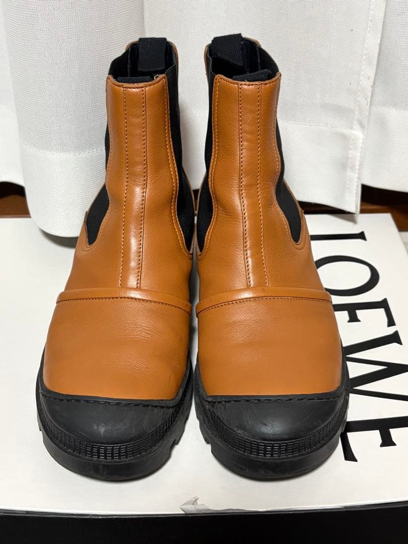 ロエベ　Loewe サイドゴア チェルシーブーツ EU40