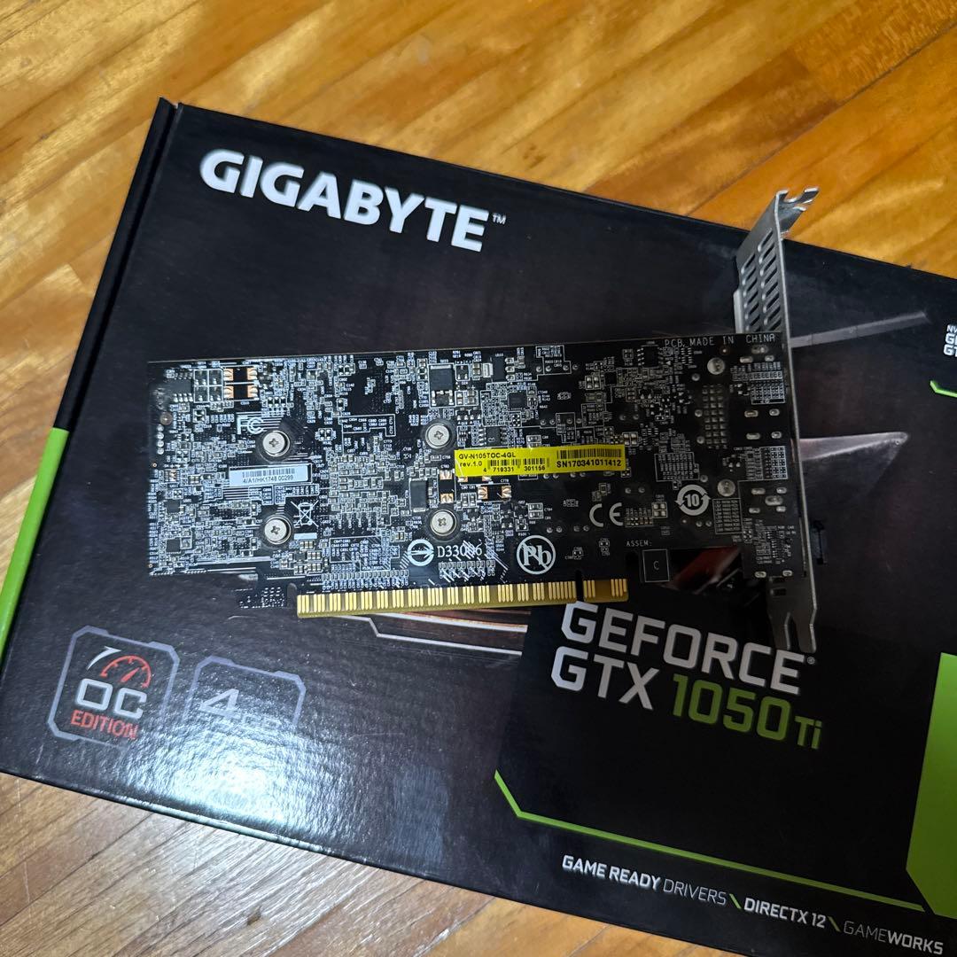 グラフィックボード・グラボ・ビデオカード GIGABYTE GTX 1050 Ti OC EDITION 4GB