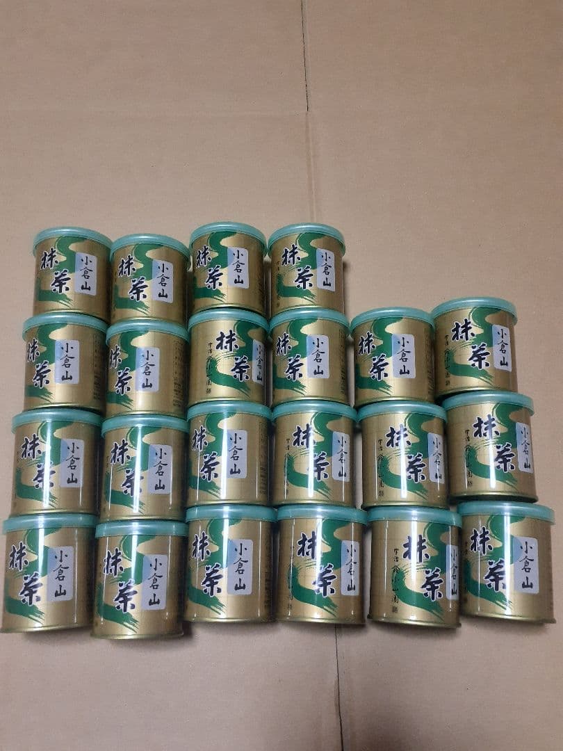 カロン　山政小山園 抹茶 小倉山30g缶 22個セット