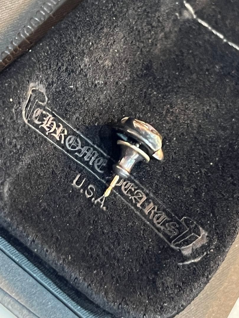 YAMAN様ChromeHeartsハートスタッドピアス片耳 正規品ギャランティ