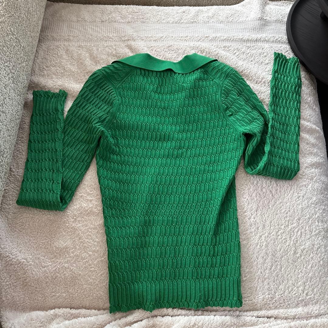 3.1 Phillip Lim グリーン ポロセーター XS