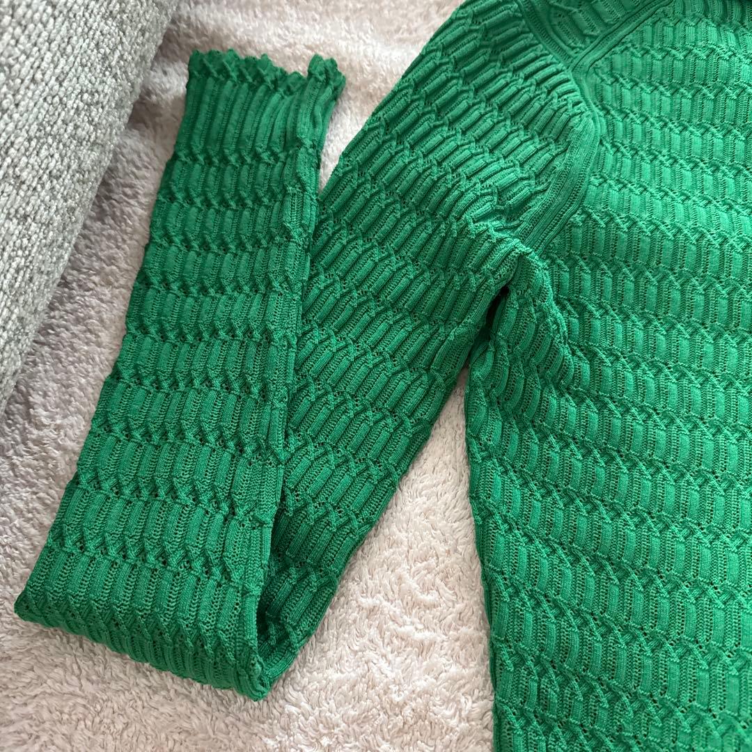 3.1 Phillip Lim グリーン ポロセーター XS