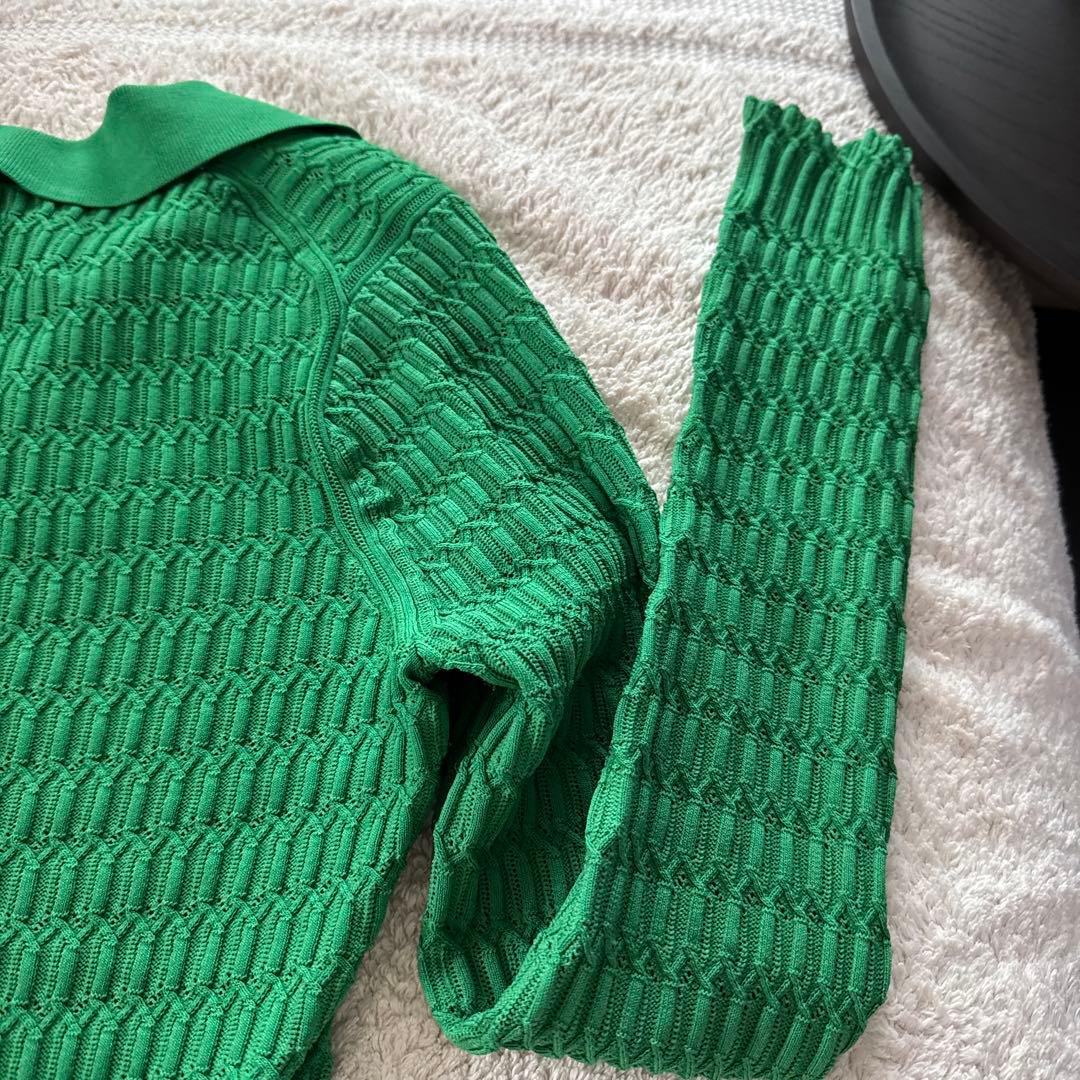 3.1 Phillip Lim グリーン ポロセーター XS