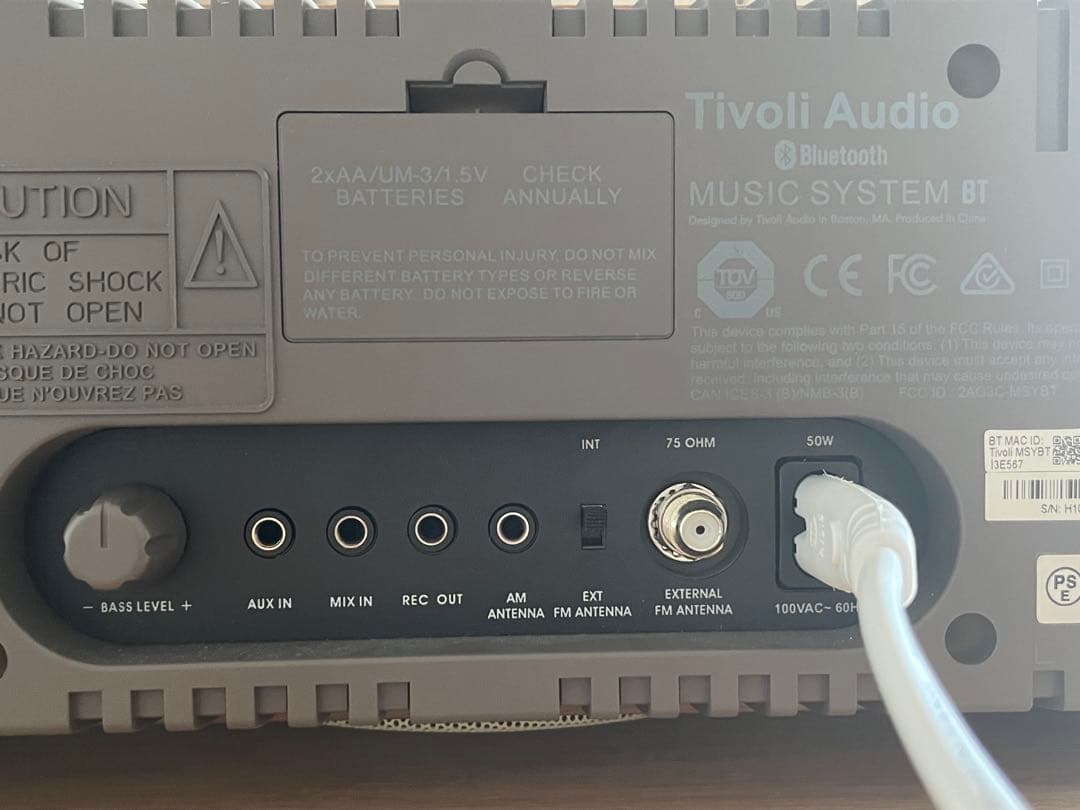 ラジオ・コンポ Tivoli Audio MUSIC SYSTEM BT