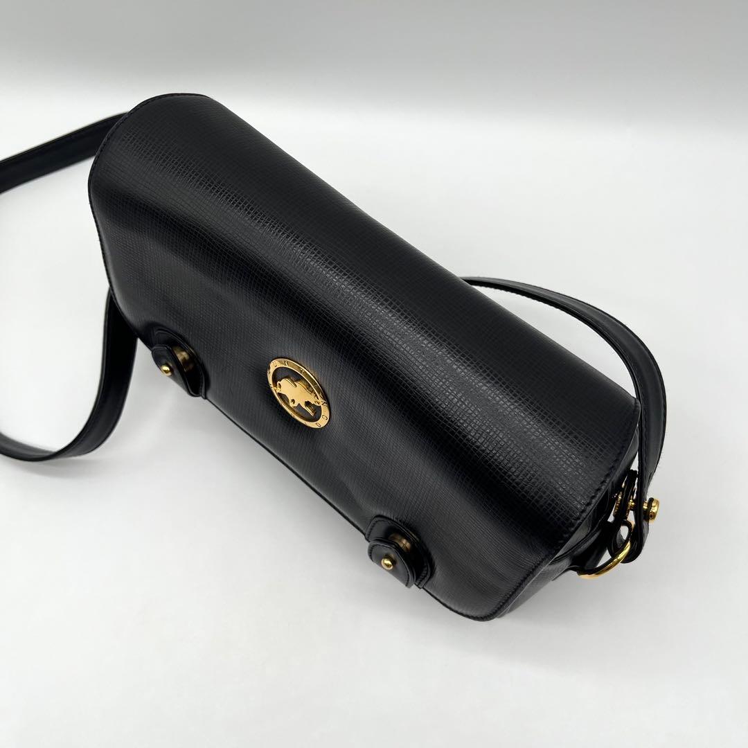 【美品】ハンティングワールド キャリーオール メッセンジャー レザー ブラック