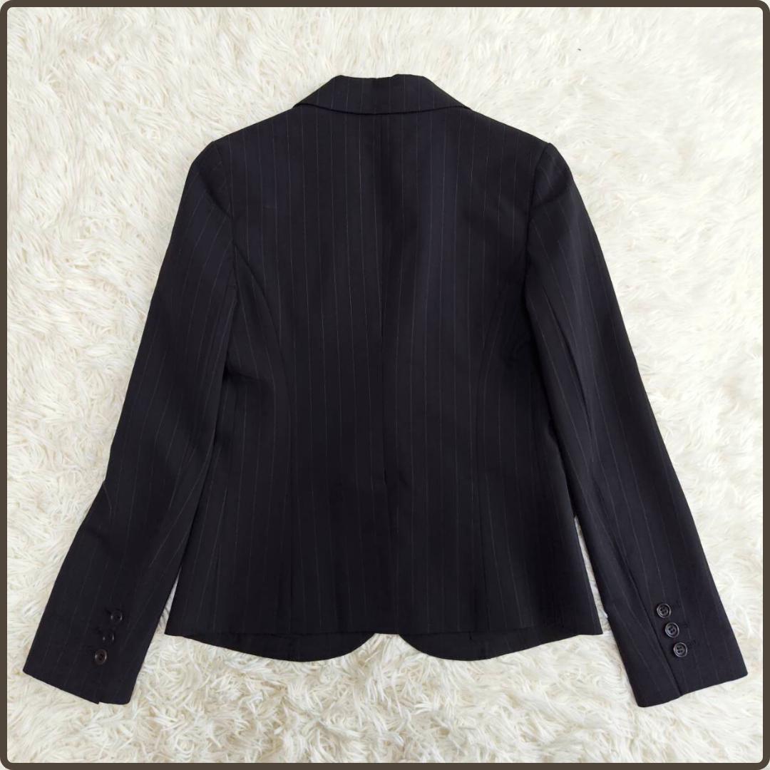 Theory セットアップスーツ フレアパンツ ブラックストライプ M L