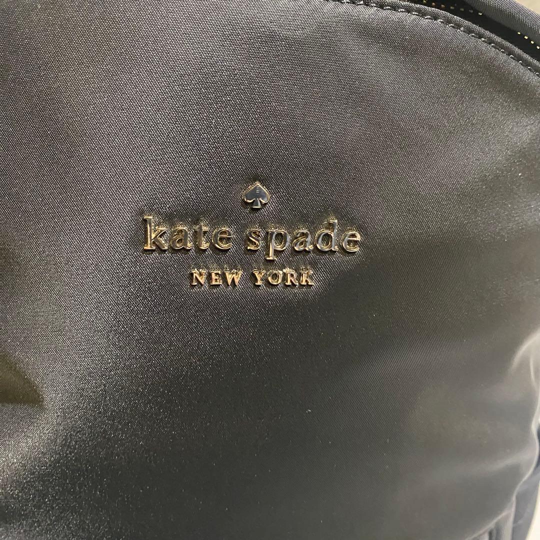 【極美品】kate spade　チェルシー　ナイロンリュック　ブラック