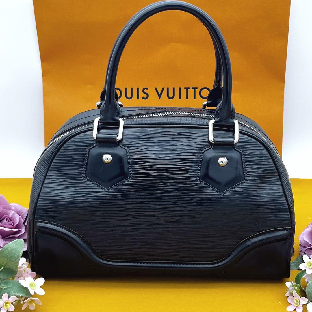 ルイヴィトン エピ ボーリング モンテーニュPM ハンドバッグ　黒