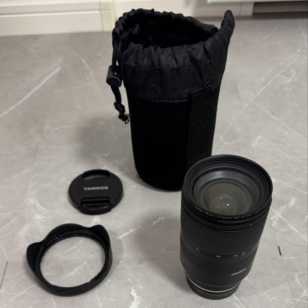 TAMRON 28-75mm F2.8 Di Ⅲ RXD フィルター付き