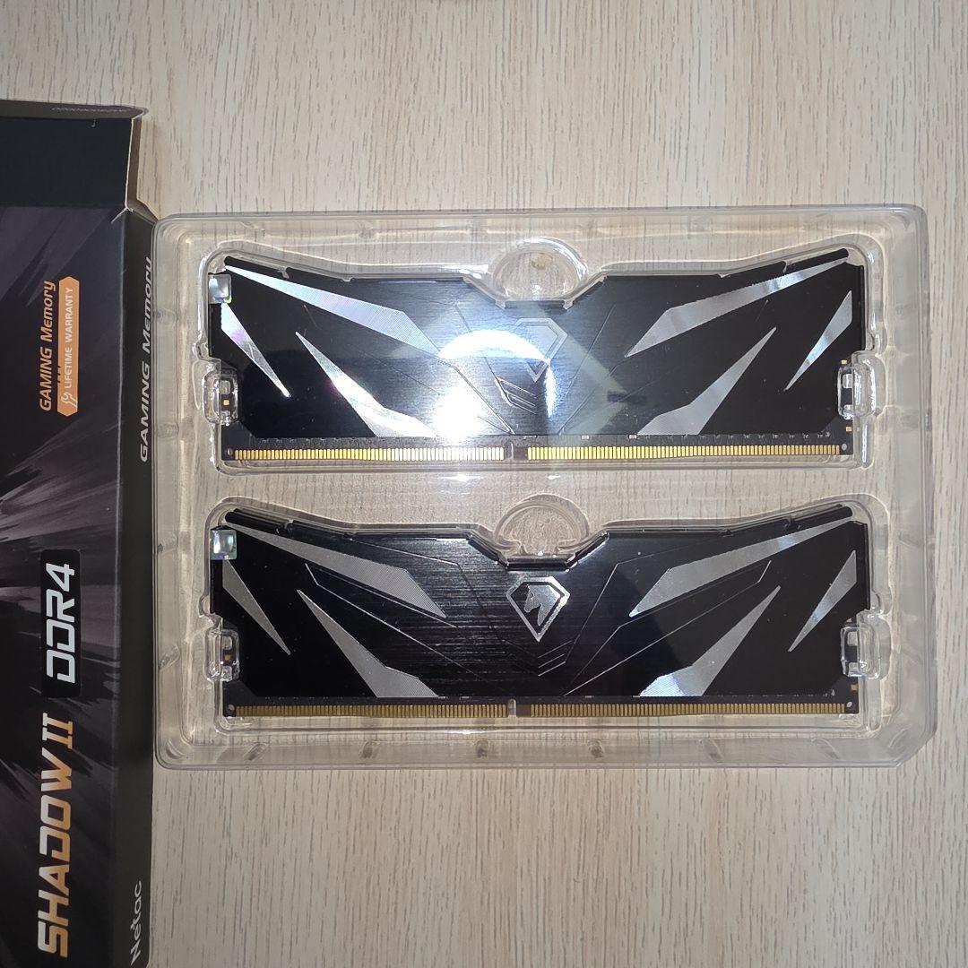 Netac SHADOW II DDR4 メモリ 2枚セット