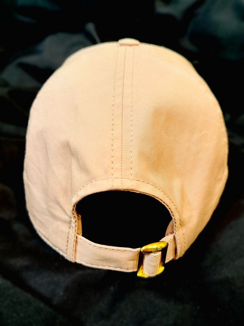 【美品】藤田ニコル着用 CELINE トリオンフ ピンク キャップ Lサイズ