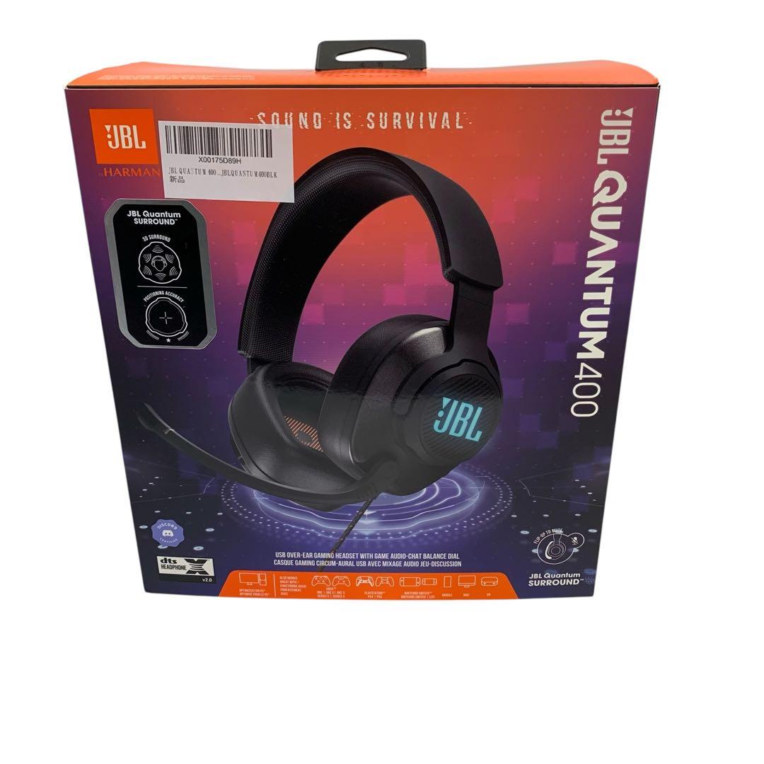 【開封・未使用】JBL QUANTUM 400 ゲーミングヘッドセット PS5