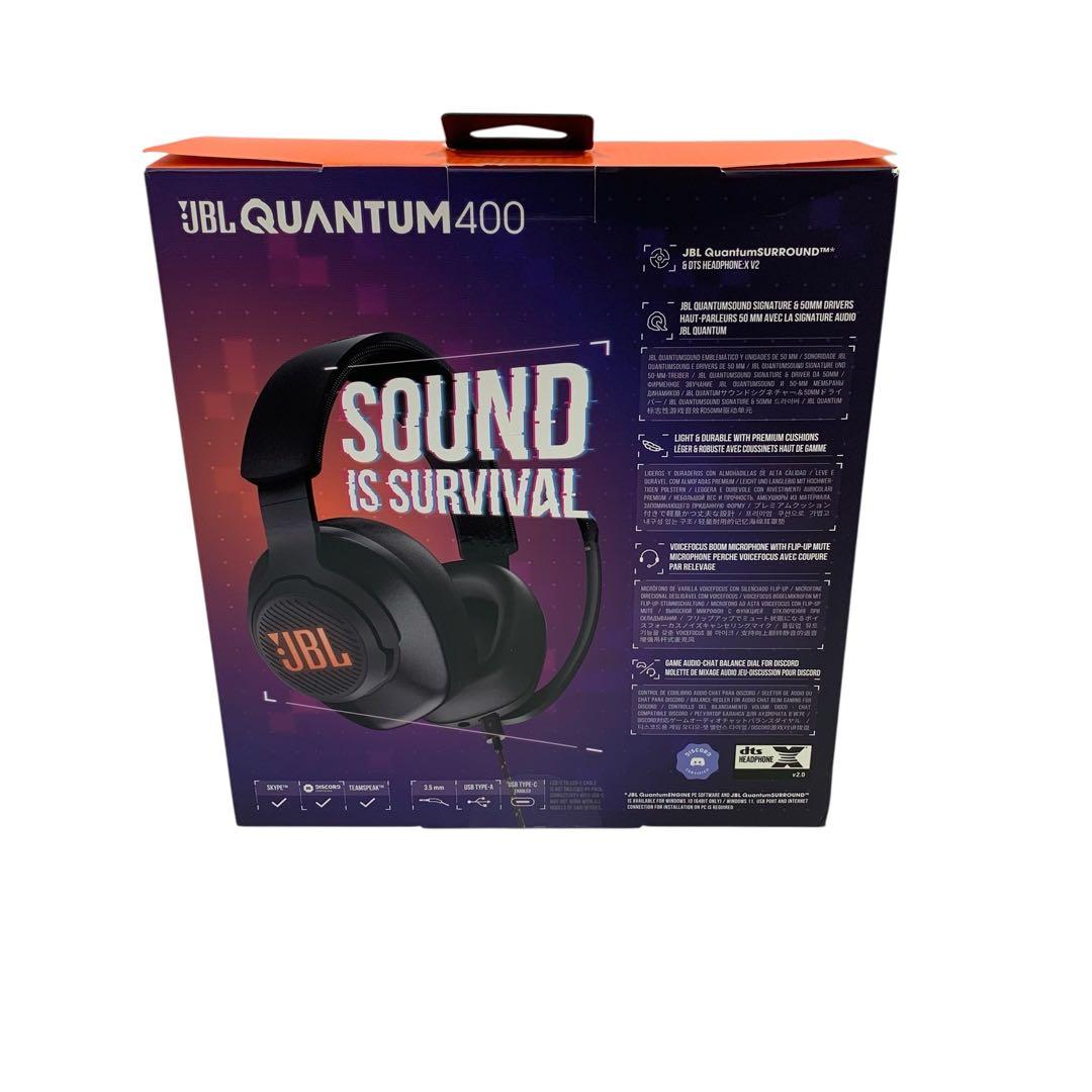 【開封・未使用】JBL QUANTUM 400 ゲーミングヘッドセット PS5