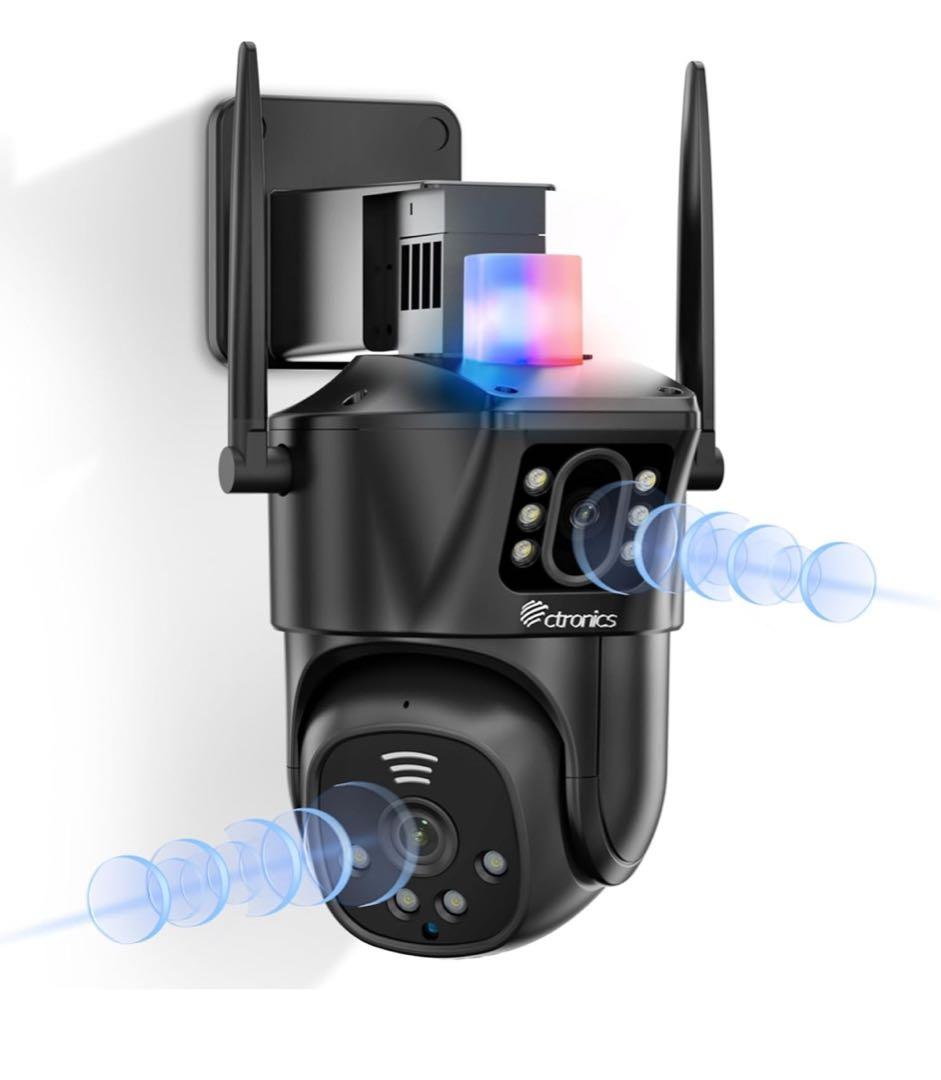 Ctronics 防犯カメラ 屋外 5GWi-Fi対応 CTIPC-720C