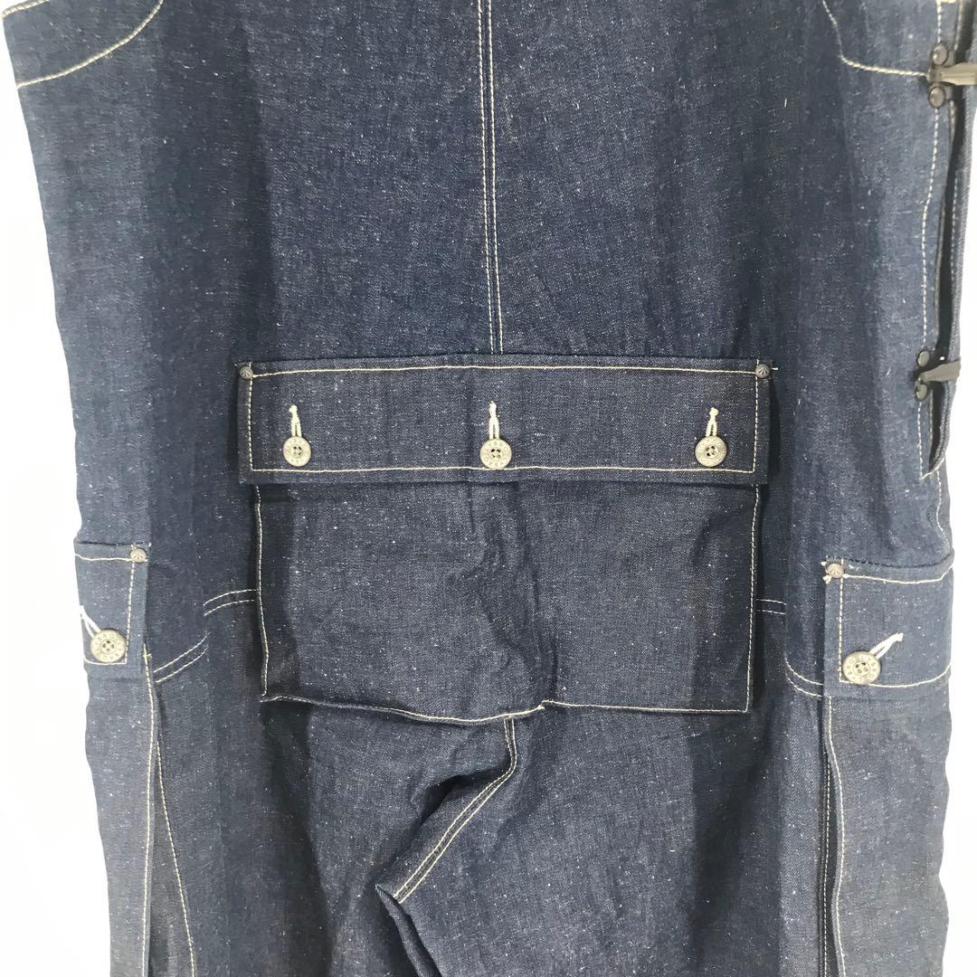 ナイジェルケーボン　オーバーオール　50　つなぎ　インディゴ