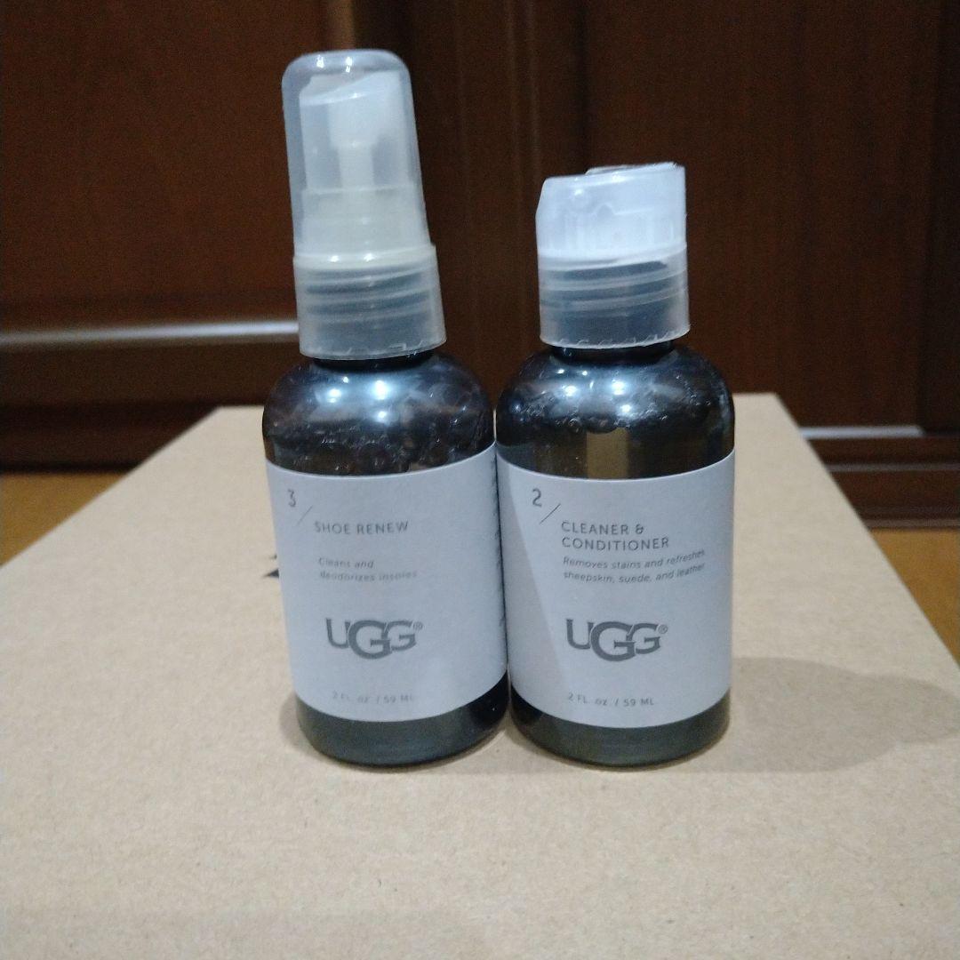 UGG グレー ムートンブーツとクリーナーセット
