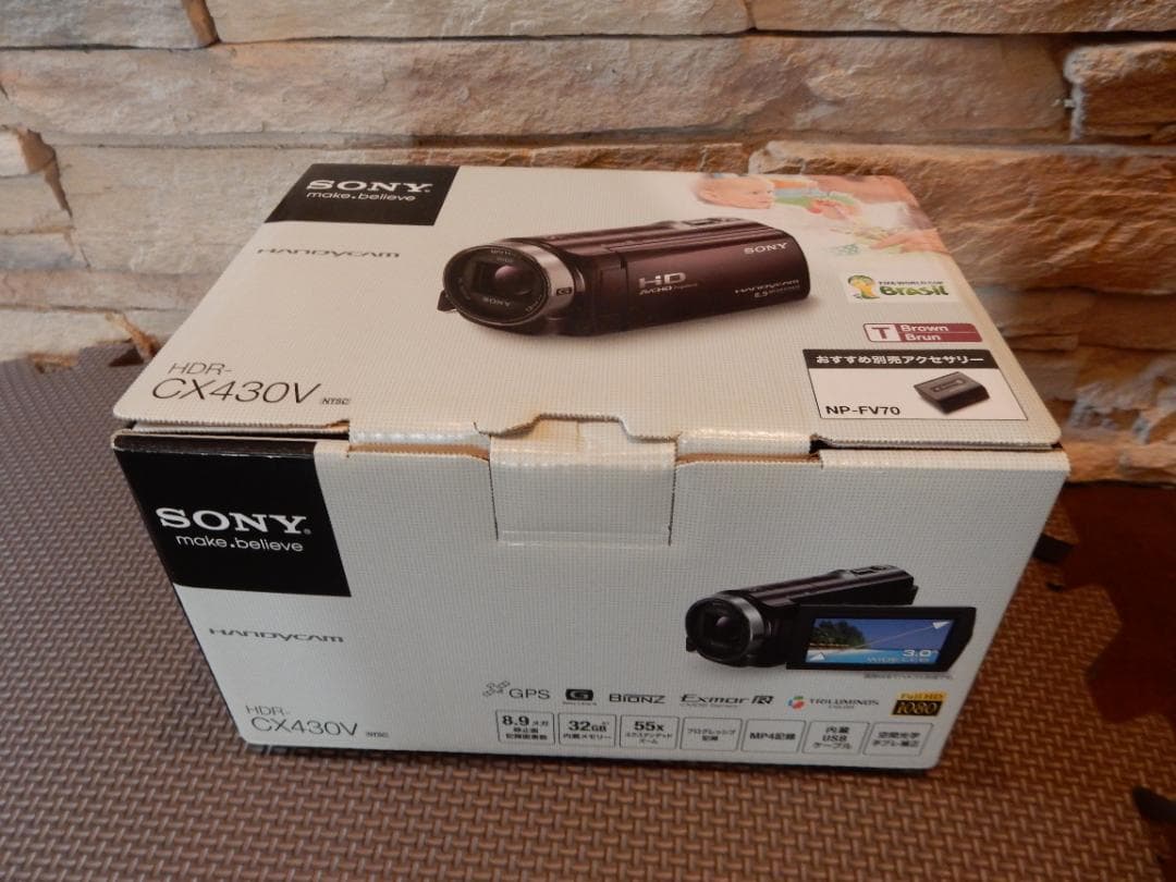 SONY ビデオカメラ Handycam HDR-CX430V