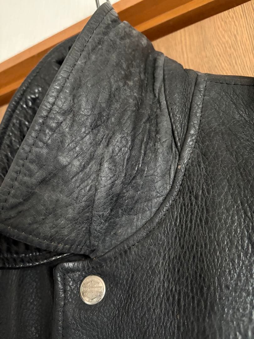 【Harley-Davidson】　ポリスマン　レザージャケット　90年代