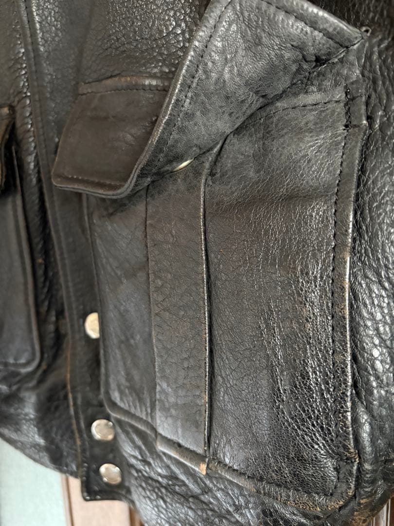 【Harley-Davidson】　ポリスマン　レザージャケット　90年代