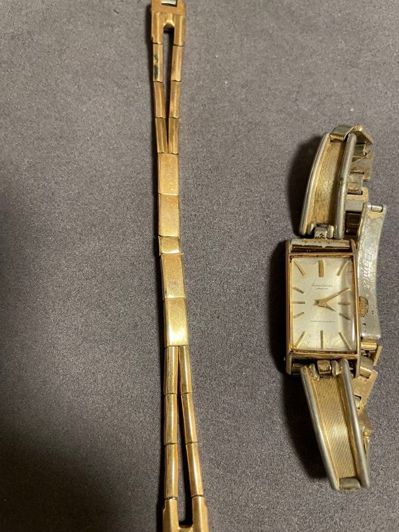 【激レア廃盤品】SEIKO 14K MT GFレディース　GF 換えベルト18K