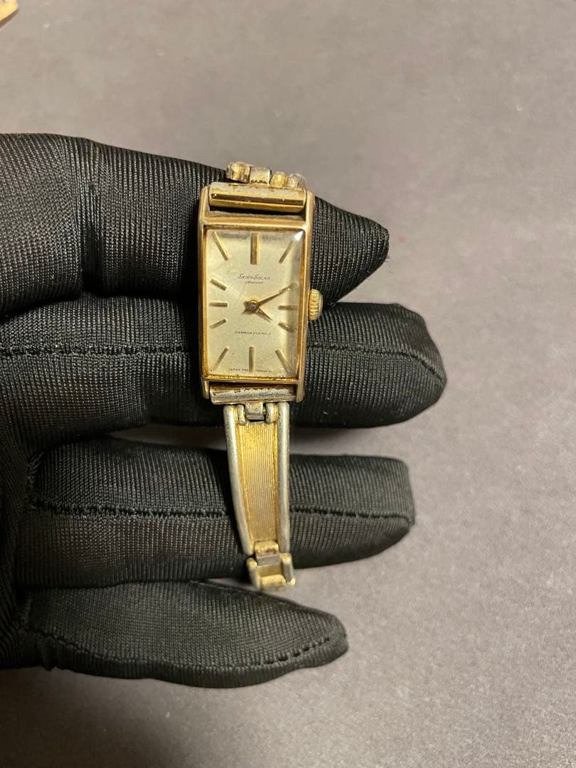 【激レア廃盤品】SEIKO 14K MT GFレディース　GF 換えベルト18K