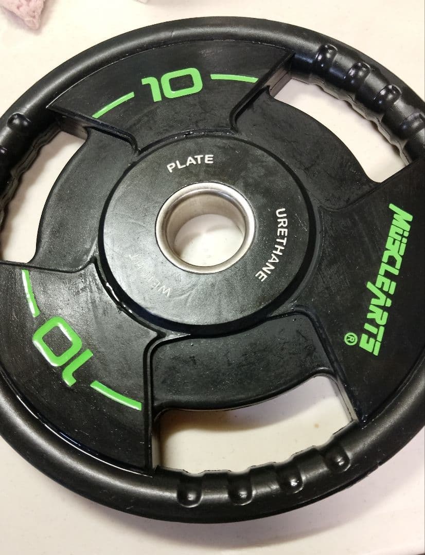 オリンピック プレート マッスルアーツ 10kgプレート2枚