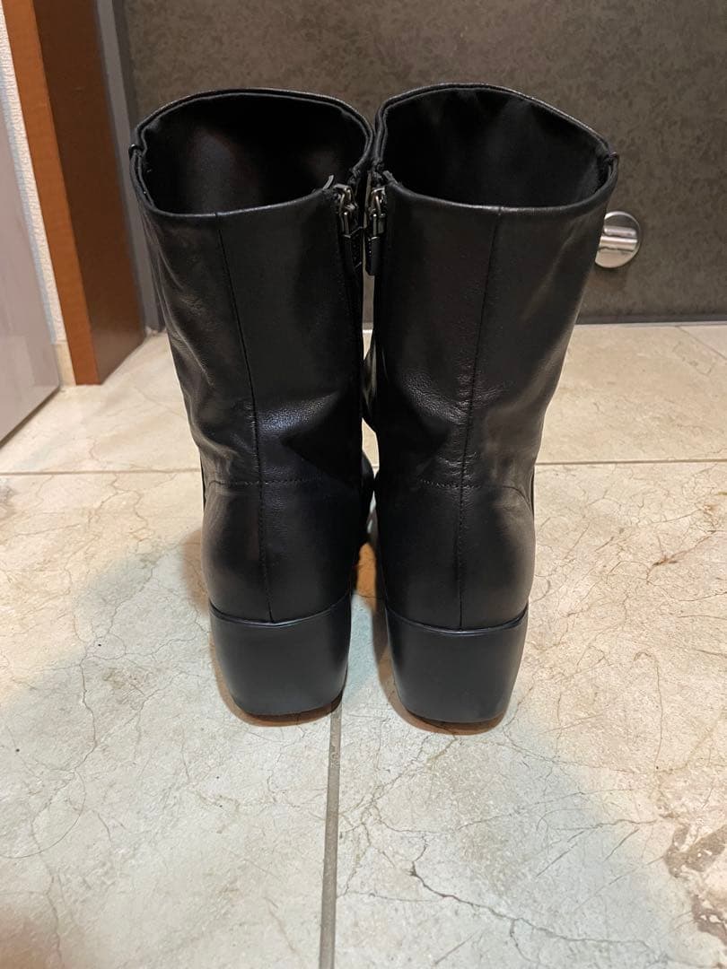 ソフトレザーブーツ900 （ブラック）　fitfit