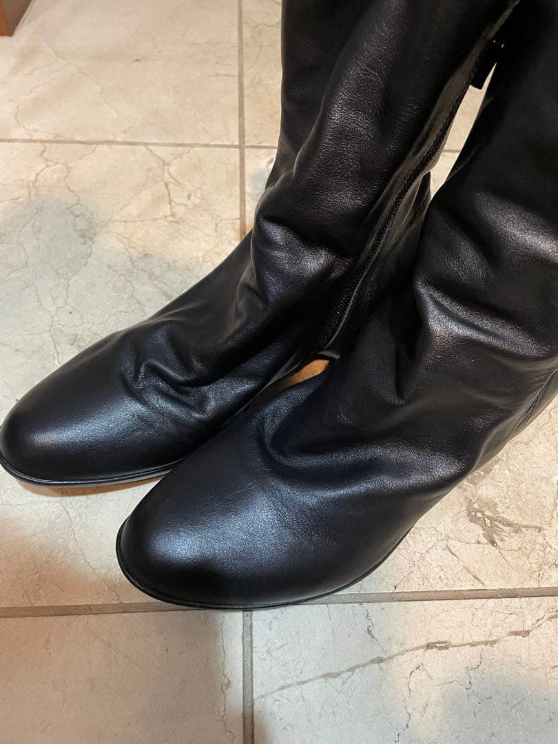 ソフトレザーブーツ900 （ブラック）　fitfit