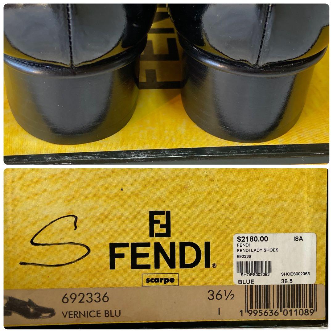 【希少】未使用品FENDIフェンディ靴ローファー 36.5 (23.5)レザー