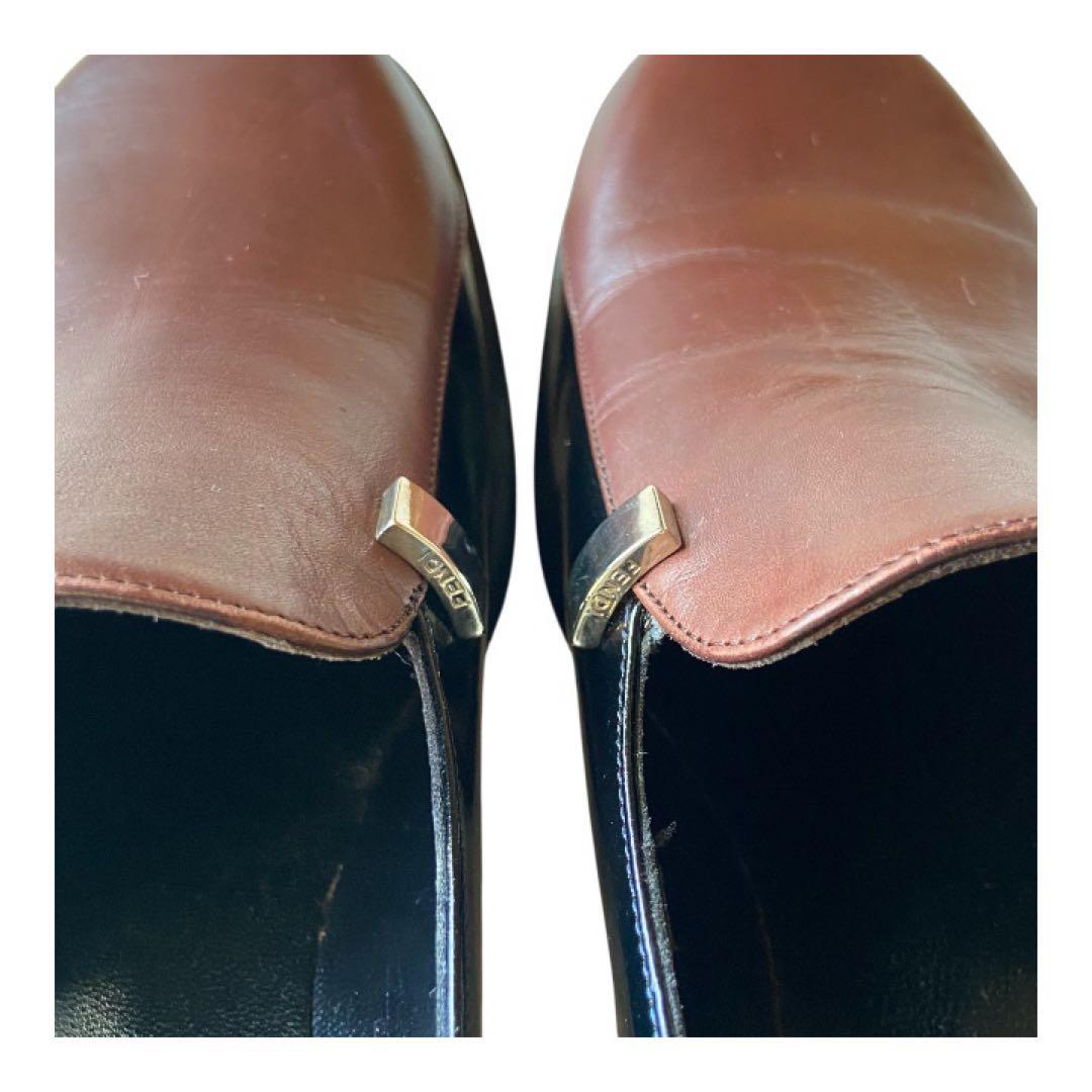 【希少】未使用品FENDIフェンディ靴ローファー 36.5 (23.5)レザー