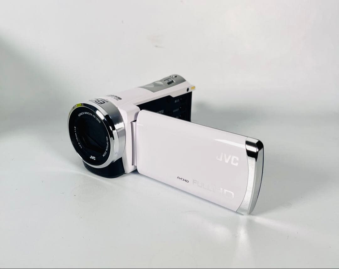 【新品同様】 JVC Everio GZ-HM133 ビデオカメラ ホワイト