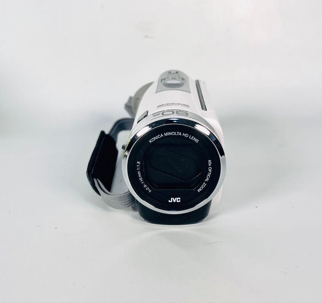 【新品同様】 JVC Everio GZ-HM133 ビデオカメラ ホワイト