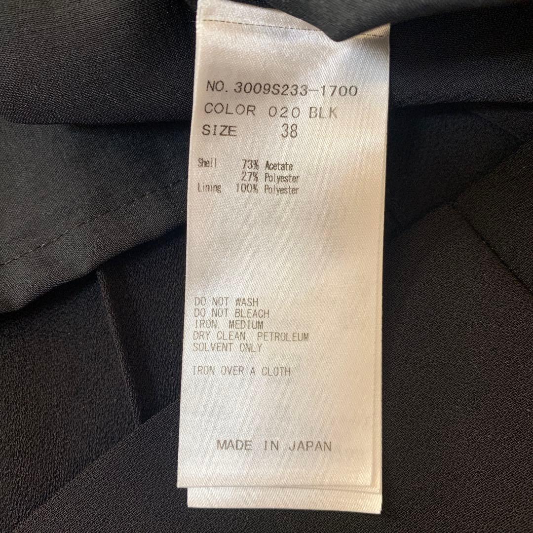 【極美品】ENFOLD エンフォルド　ソフトジョーゼットプリーツワンピース 38