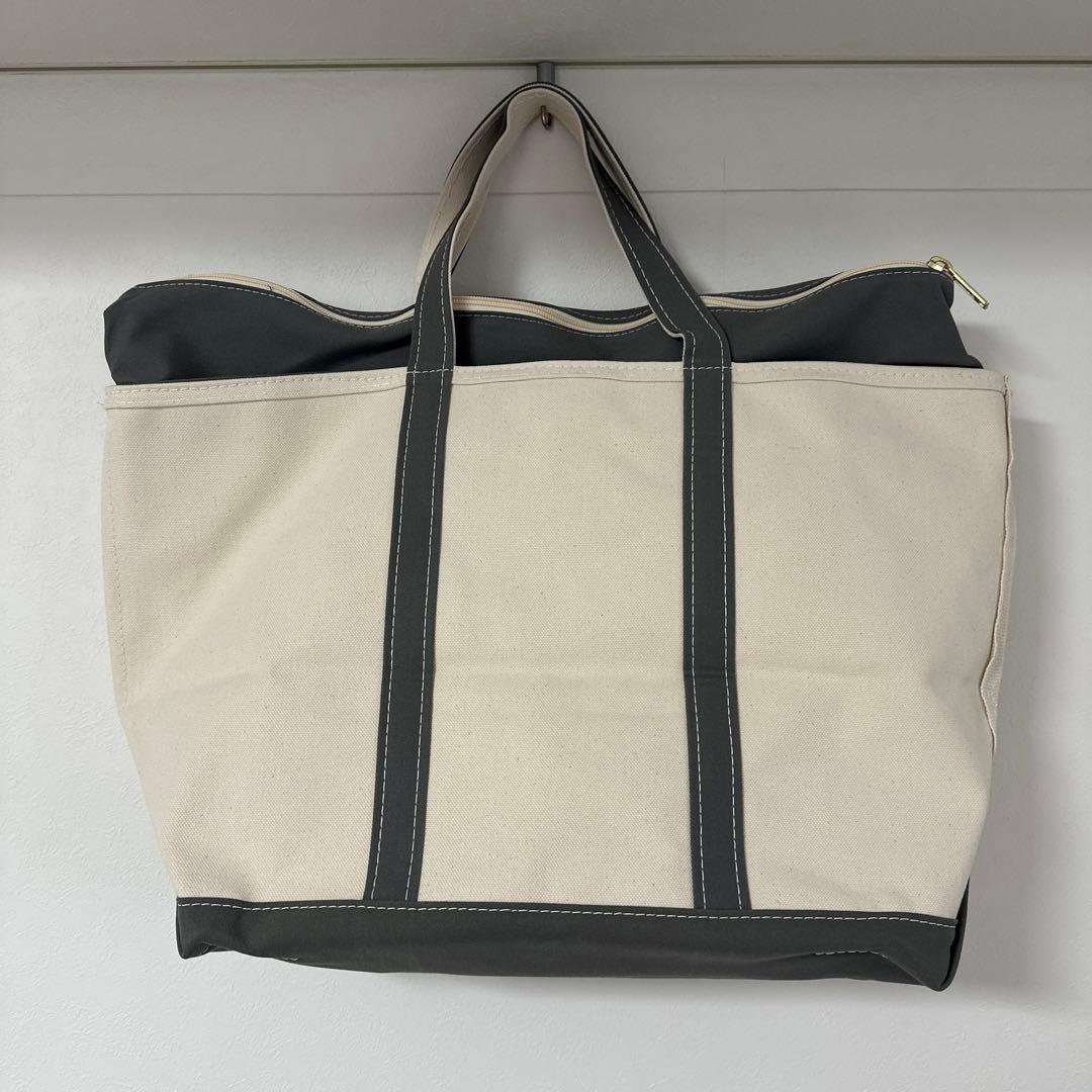 【L.L.Bean】USA製 ボートアンドトート ラージ グレー 新品未使用