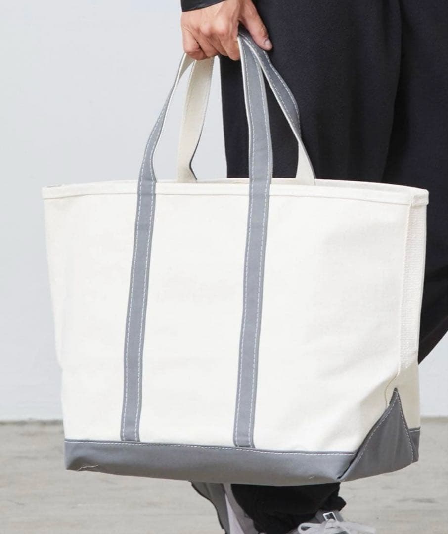 【L.L.Bean】USA製 ボートアンドトート ラージ グレー 新品未使用