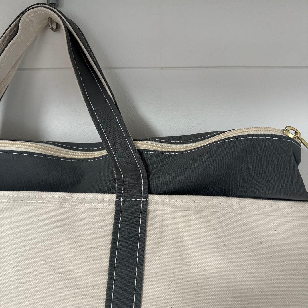 【L.L.Bean】USA製 ボートアンドトート ラージ グレー 新品未使用
