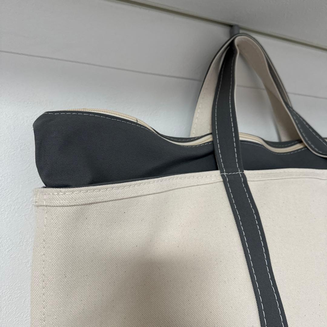 【L.L.Bean】USA製 ボートアンドトート ラージ グレー 新品未使用