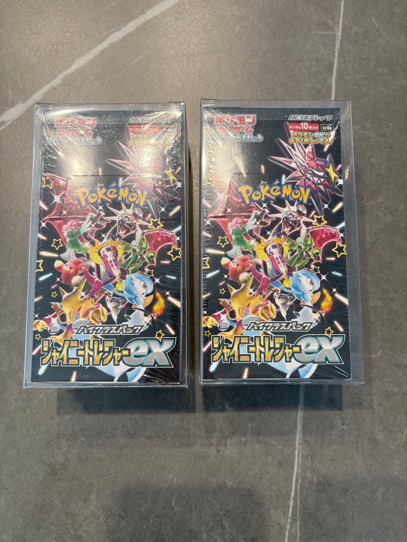 ポケモンカード　シャイニートレジャーex シュリンク付き　新品未使用　2箱