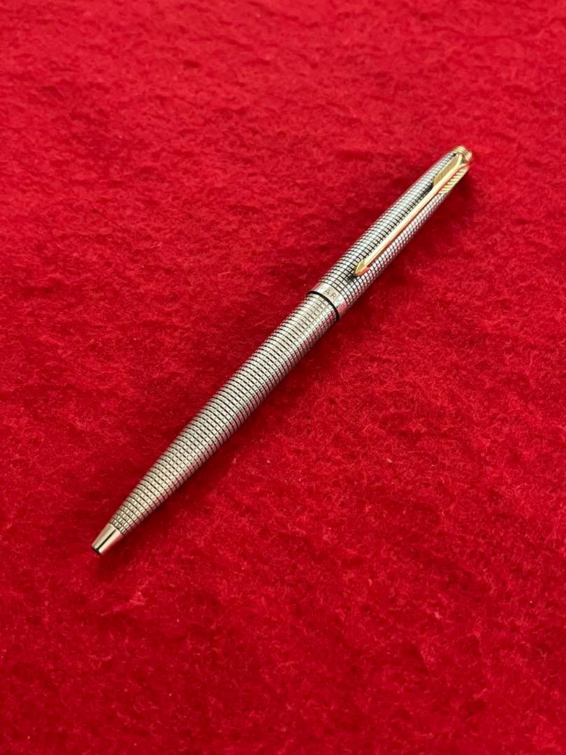 美品‼️パーカー75ボールペン シズレ スターリングシルバー ❗️リフィル新品‼️