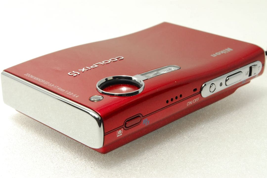 vintage 様_Nikon COOLPIX S5 ❤️スマホ転送 レッド ニコ