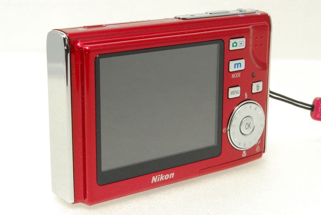 vintage 様_Nikon COOLPIX S5 ❤️スマホ転送 レッド ニコ
