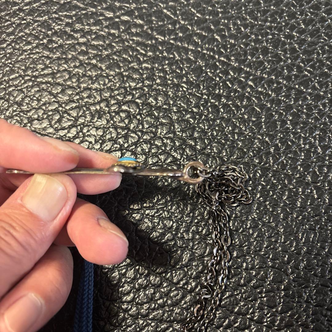 ゴローズ 金縄ターコイズクロスペンダント goro's SV シルバー　金縄