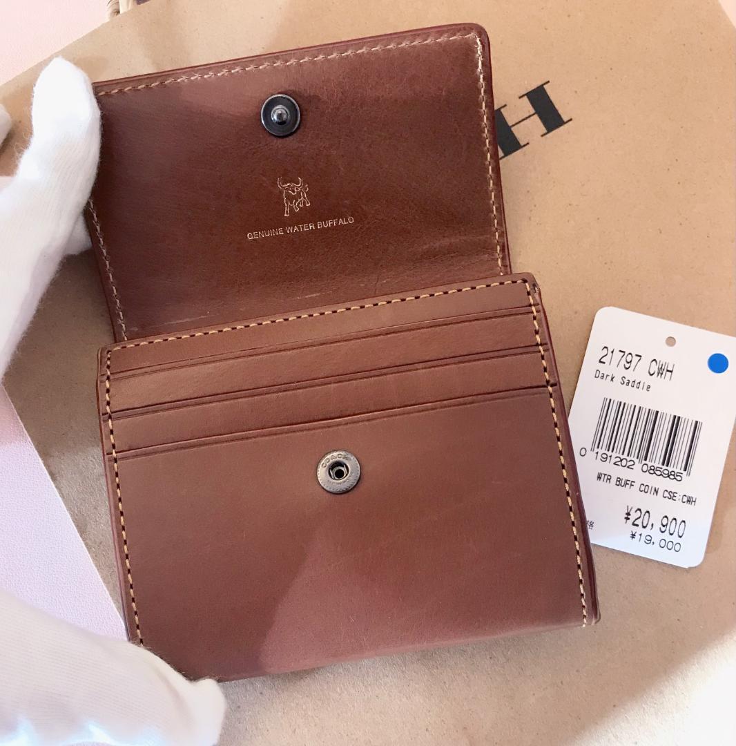 atom 新品COACH  ケース ウォーター バッファロー レザー