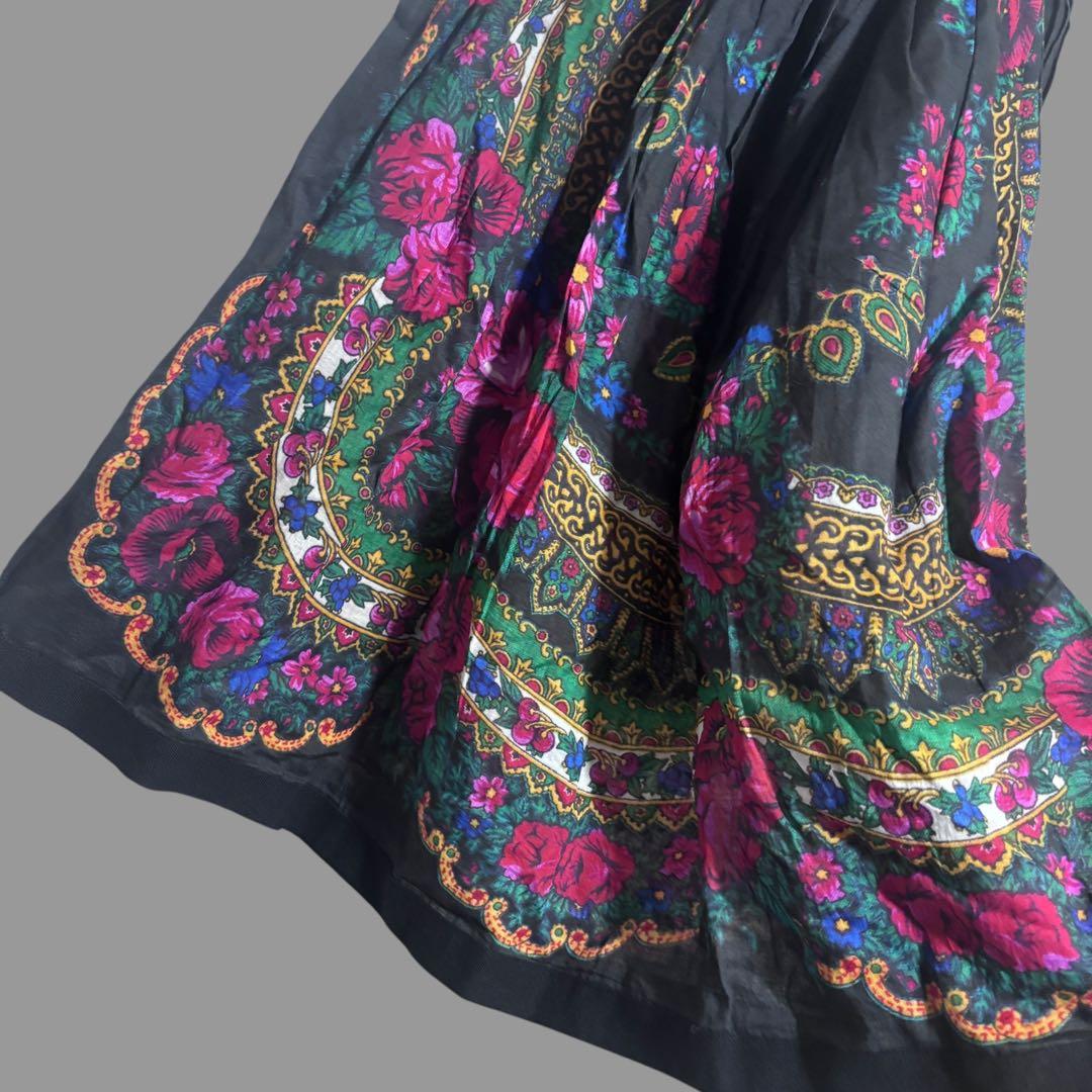 2014年春夏トリココムデギャルソン　花柄スカート