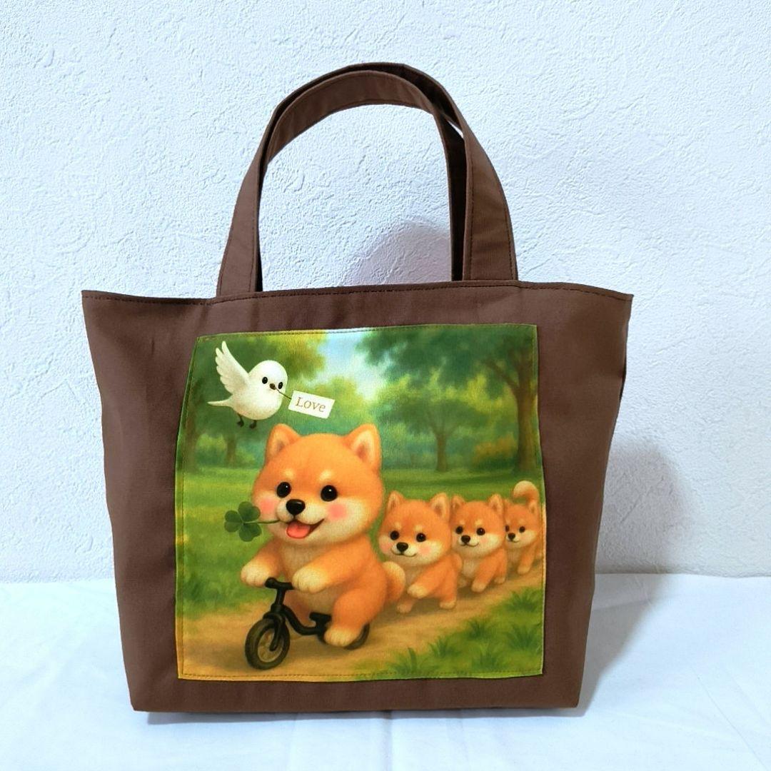 豆柴助様】ハンドメイドオーダー★柴犬★トートバッグ　4点