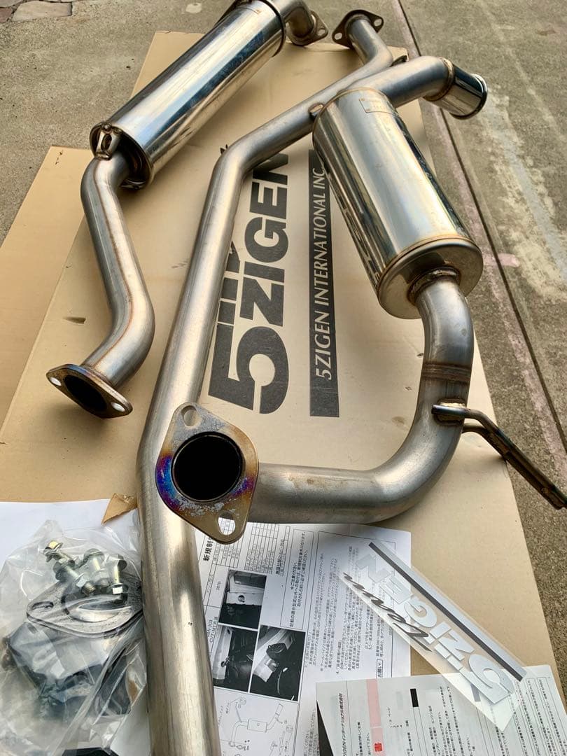 5ZIGEN スポーツマフラー n-one jg3ターボ車