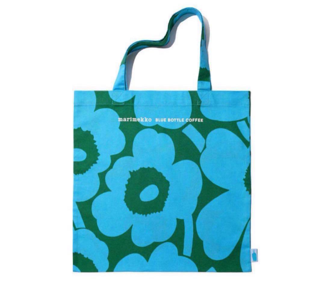 【junjunさん専用】新品　マリメッコ　ブルーボトル　トートバッグ